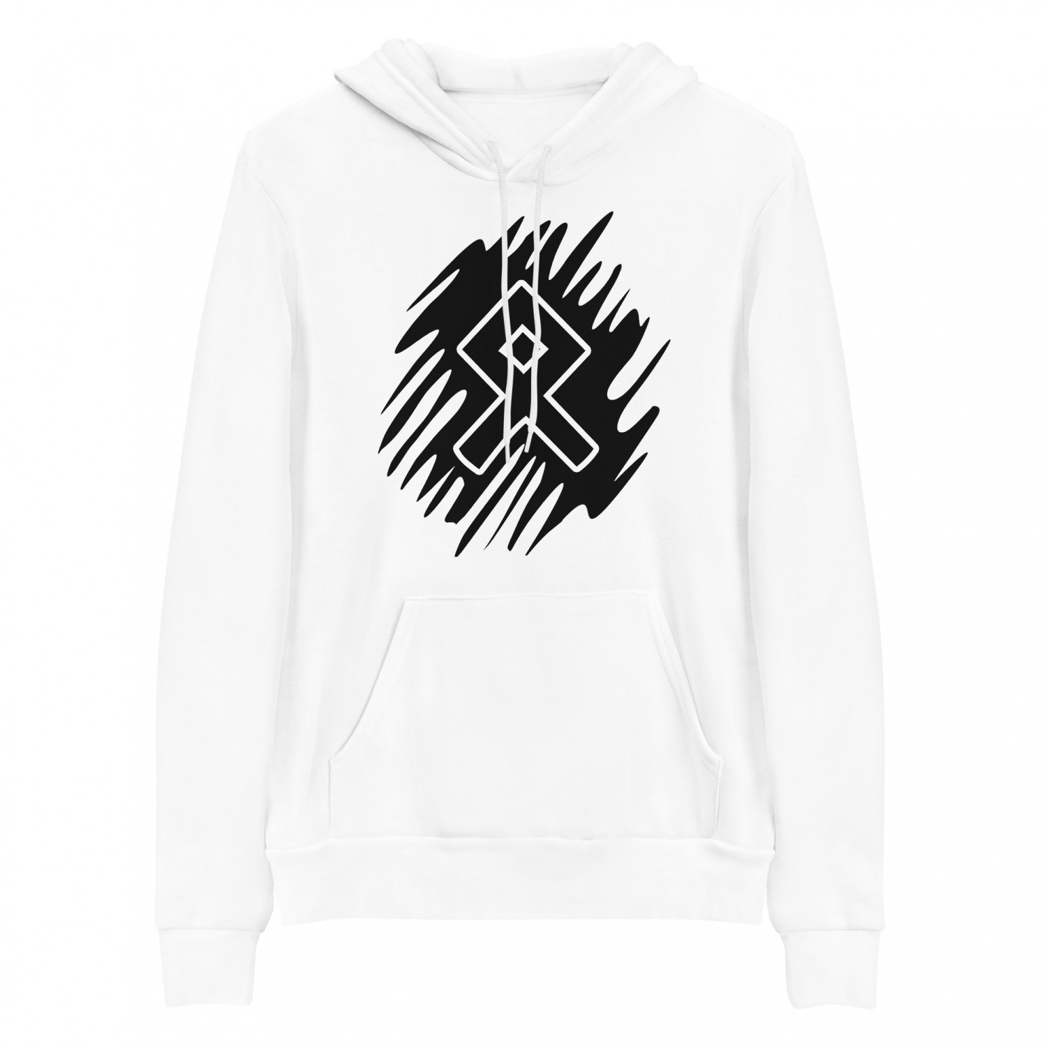Rune Odal (family protection) print hoodie